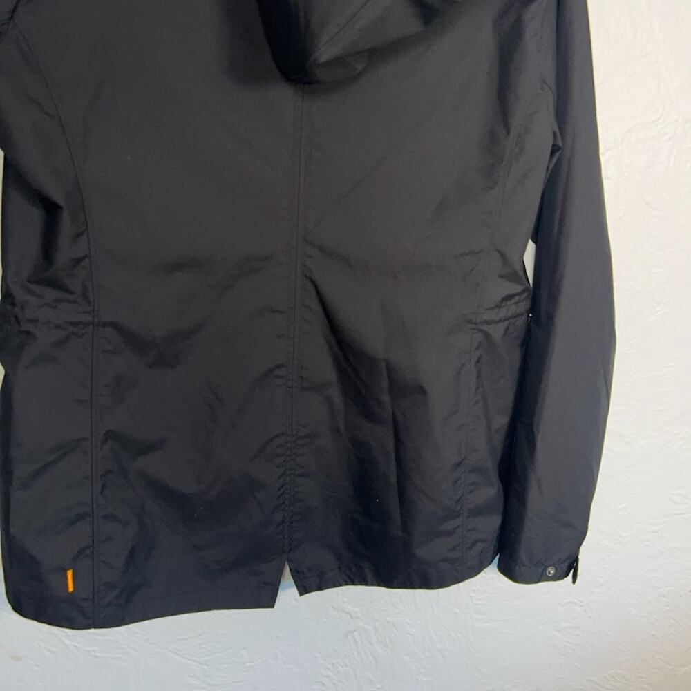 Lucy Packable Hooded Jacket Black Lightweight Windbreaker L Outdoors Active - Picture 9 of 12